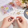 ARRICRAFT 240Pcs 12 Colors Baking Painted Crackle Glass Beads DGLA-AR0001-11-3