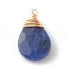 Natural & Synthetic Gemstone Pendants X-PALLOY-JF00754-3