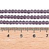 Imitate Austrian Crystal Frosted Glass Beads Strands EGLA-A039-T6mm-MD04-5