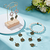 100Pcs Tibetan Style Alloy Pendants PALLOY-GO00037-4