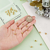 Beebeecraft 30Pcs Brass Tube Bails KK-BBC0015-05-3