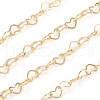Brass Heart Link Chains CHC-D026-15A-G-2