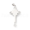 Non-Tarnish 304 Stainless Steel Big Pendants X-STAS-D052-03P-2