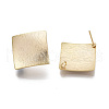 Brass Stud Earring Findings X-KK-N233-020-NF-3