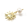 Brass Micro Pave Cubic Zirconia Pendants KK-Z093-26G-2