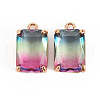 Gradient Color Glass Pendants GLAA-S193-008-A03-2