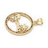 Mother's Day Brass Micro Pave Cubic Zirconia Pendants KK-Q055-02A-G-2