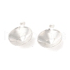Ion Plating(IP) 304 Stainless Steel Pendant Pointed Back Rhinestone Settings STAS-U025-05B-S-1