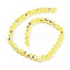 Baking Painted Transparent Glass Beads Strands GLAA-F029-TM6mm-03-2