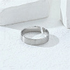 Stainless Steel Open Cuff Ring GK9650-2-3