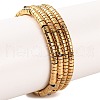 Electroplated Synthetic Non-magnetic Hematite Beads Strands G-H027-G01-01-1