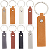 SUNNYCLUE 8 Colors PU Leather Keychain KEYC-SC0001-22-1