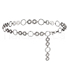Alloy Ring Link Chain Waist Belly Chains for Women FS-WGC2DCA-02-2