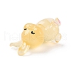 Luminous Resin Rabbit Ornament DJEW-R011-02F-3