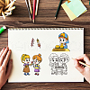 Custom Summer Theme PVC Plastic Clear Stamps DIY-WH0631-0481-4