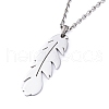 304 Stainless Steel Double Layer Necklaces NJEW-M181-04P-2