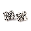 Cross Tibetan Style Alloy Beads TIBEB-ZN-3284-AS-RS-3