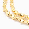 Electroplate Non-magnetic Synthetic Hematite Beads Strands G-L485-22-G-2