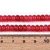Dyed Natural White Jade Beads Strands G-T139-59A-05-5