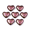 Spray Painted Opaque Acrylic Beads SACR-S305-28-B04-1