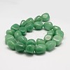 Natural Green Aventurinee Bead Strands G-K153-D20-2