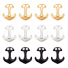 ARRICRAFT 12Pcs 3 Colors 304 Stainless Steel Hook Clasps STAS-AR0001-86-1