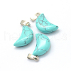 Moon Natural & Synthetic Mixed Stone Pendants X-G-Q369-M-3