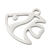 Non-Tarnish 304 Stainless Steel Pendants STAS-B056-10P-04-2