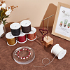   6 Rolls 6 Colors Nylon Chinese Knot Cord NWIR-PH0002-27B-5
