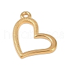 304 Stainless Steel Pendants STAS-B092-15G-2