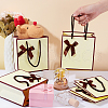 Rectangle Paper Gift Storage Bags with Handle CARB-WH0017-13B-3