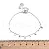 304 Stainless Steel Cable Chain Bracelets for Women BJEW-A036-21P-5