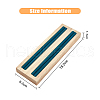 2-Slot Wood Ring Displays RDIS-WH0002-18B-2