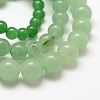 Natural Green Aventurine Round Beads Stretch Bracelets BJEW-G550-02-6mm-2