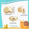 GOMAKERER 10Pcs Alloy Beads TIBEB-GO0001-03-2