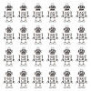 SUNNYCLUE 80Pcs Tibetan Style Alloy Pendants TIBE-SC0009-28-1
