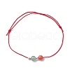 6Pcs Natural Gemstone Beads  Bracelets for Men Women BJEW-JB11752-3