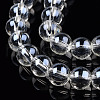 Transparent Electroplate Glass Beads Strands GLAA-T032-T8mm-AA13-3