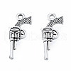 Tibetan Style Alloy Pendants TIBEP-N012-03-3