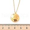 304 Stainless Steel Clear Cubic Zirconia Constellation Pendant Necklaces NJEW-R021-02G-02-5