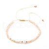 Adjustable Nylon Thread Braided Bead Bracelets BJEW-JB06456-01-1