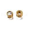 201 Stainless Steel Rhinestone Pendants STAS-F318-02G-2