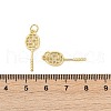 Brass Micro Pave Cubic Zirconia Pendants KK-U058-29G-3
