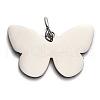 304 Stainless Steel Stamping Blank Tag Pendants STAS-H438-06P-1