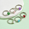 Bohemian Plastic & Resin Finger Rings for Women FS-WG55B4A-01-3
