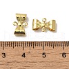 Rack Plating Brass Connector Charms KK-H473-11G-3