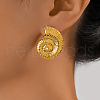 Elegant Stainless Steel Dangle Stud Earrings HP3382-3-1