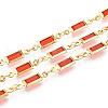 Brass Rectangle Link Chains CHC-N023-03B-G-1