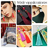   120Pcs 3 Colors Brass Folding Crimp Ends FIND-PH0020-81-6