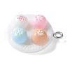Opaque Resin Pendants RESI-S019-02D-2